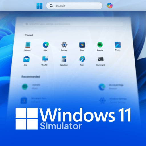 Windows 11 Simulator - Original Roblox game thumbnail