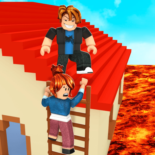 100 Player Floor Is LAVA!! 🔥 Roblox gameplay screenshot