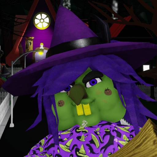 ESCAPE EVIL WITCH! (SCARY HALLOWEEN OBBY!) Roblox game thumbnail