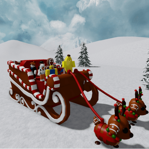 Sleigh Ride to the North Pole! Roblox game thumbnail