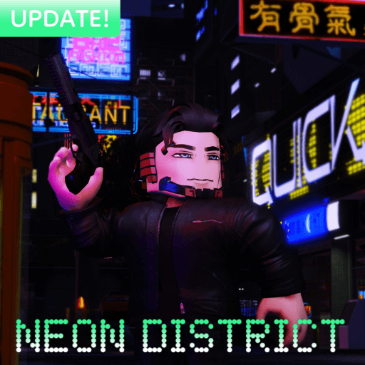 Neon District 2051 - RP Roblox gameplay screenshot