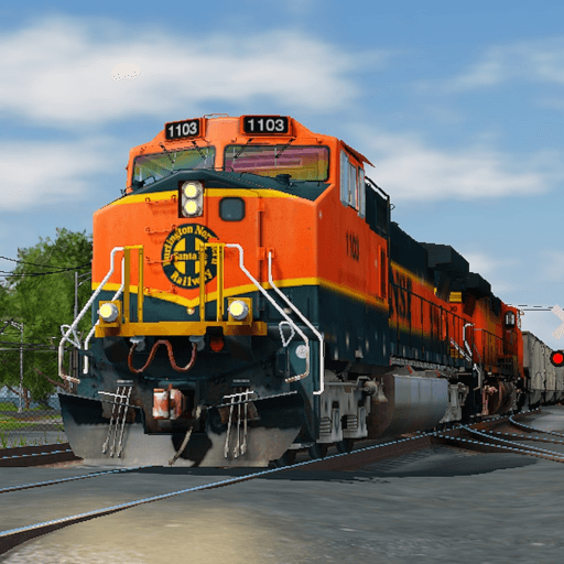 work at a pizza place but with trains Roblox game thumbnail