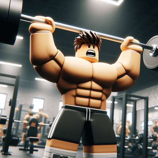Overhead Press Simulator Roblox gameplay screenshot