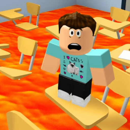The Floor Is LAVA🔥 Roblox game thumbnail