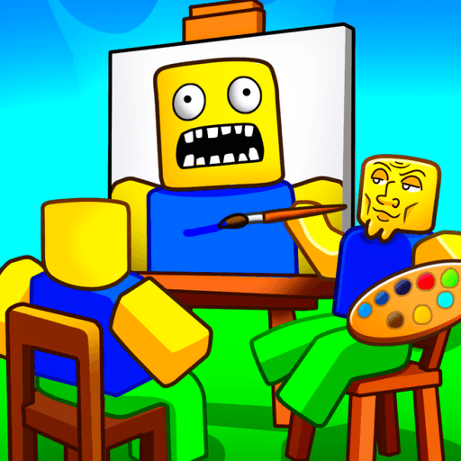 Paint a Friend Simulator Roblox game thumbnail