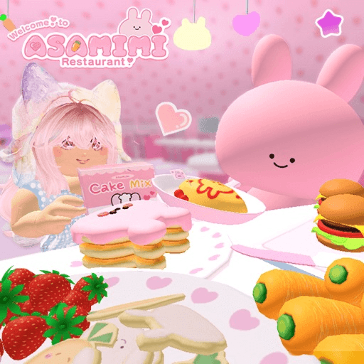Omochi_Studio's Asamimichaan Group — top game: Welcome to ASAMIMI Restaurant!