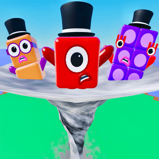 [NEW MAPS} Numberblock Natural Disaster Roblox game thumbnail