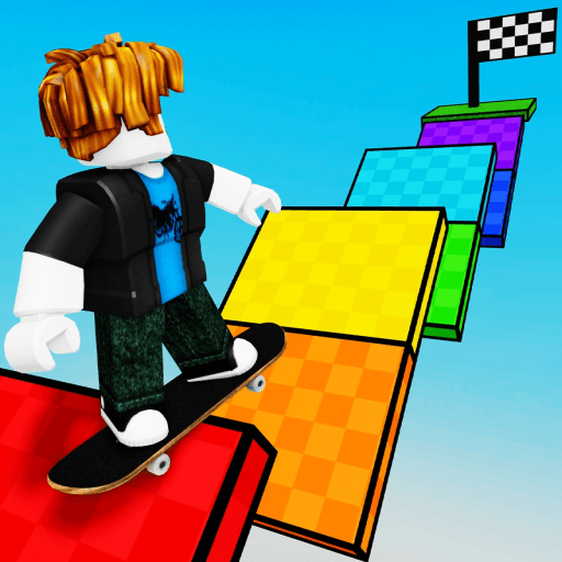[W61] Skateboard Obby Roblox game thumbnail