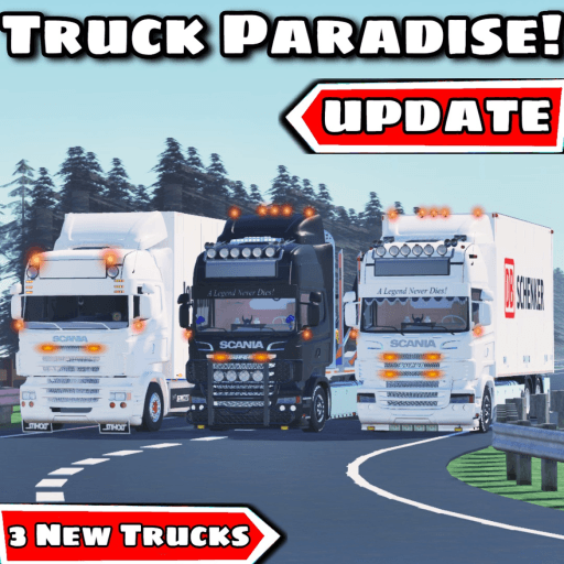 [🚨3 NEW TRUCKS🚨] Truck Paradise!   Roblox game thumbnail
