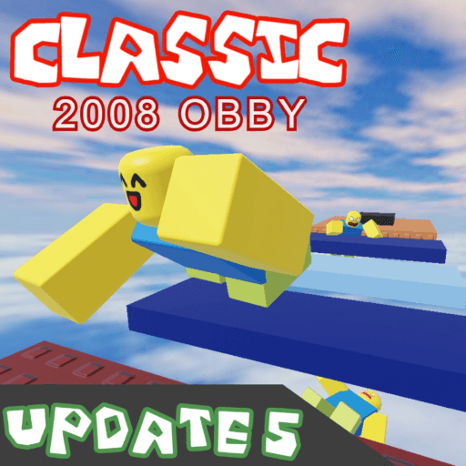 Classic 2008 Obby Roblox game thumbnail