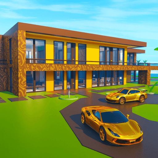 Gold Mansion Tycoon 🏝️ Roblox gameplay screenshot