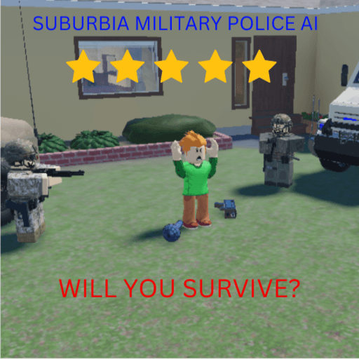 Suburban Police AI (Military) Roblox game stats