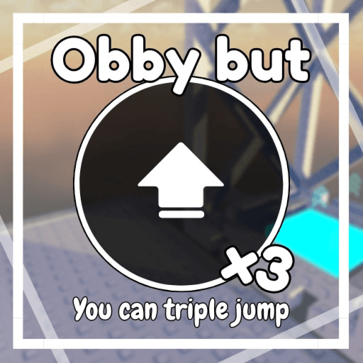 Obby But You Can Triple Jump! Roblox game thumbnail