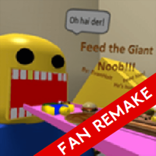 Feed the Giant Noob Fan Remake Roblox game thumbnail