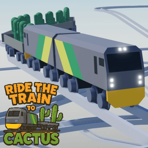 Ride the train to Cactus Roblox gameplay screenshot