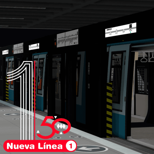 New Line 1 Santiago Metro - ROBLOX [BETA] Roblox gameplay screenshot