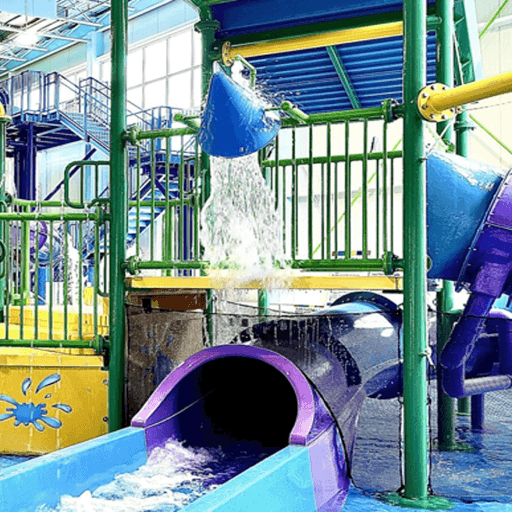 Outdoor Rainbow Water Park Playground Roblox game stats