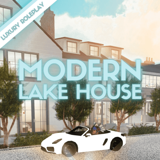 Modern Lake House Roblox game stats
