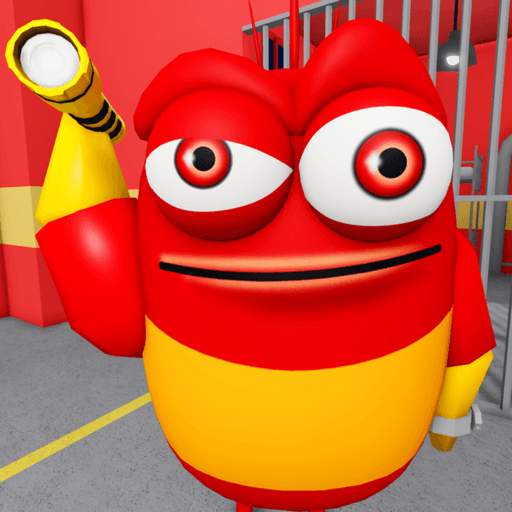 RED LARVA'S PRISON RUN Roblox game thumbnail