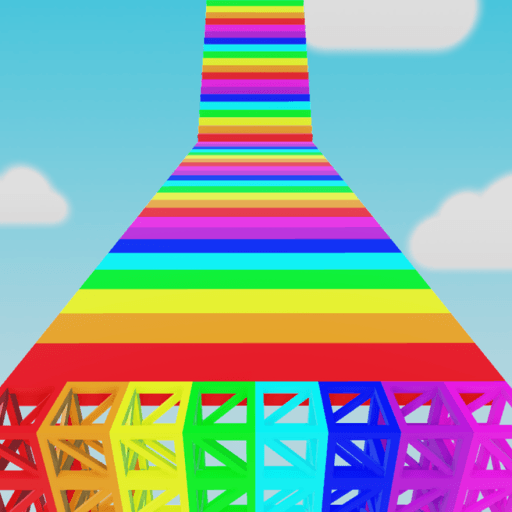 Rainbow Colorful Obby 🌈 Roblox game thumbnail