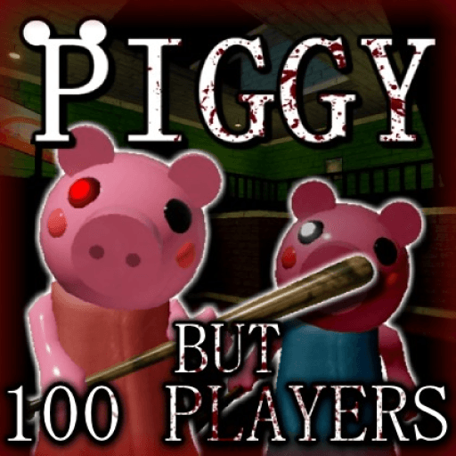 Piggy but It's 100 Players: Classic Edition Roblox game thumbnail