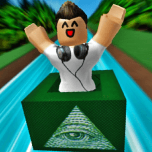 SLIDE 999,999 MILES IN A BOX OBBY! Roblox game thumbnail
