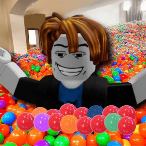 Slide into Biggest Ballpit Obby Roblox game thumbnail