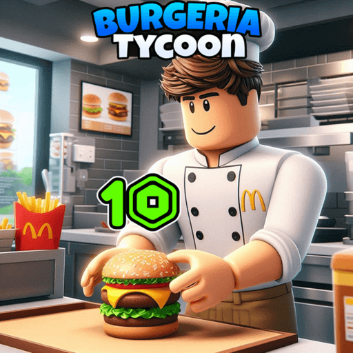 🍔 Burgeria Tycoon Roblox game thumbnail
