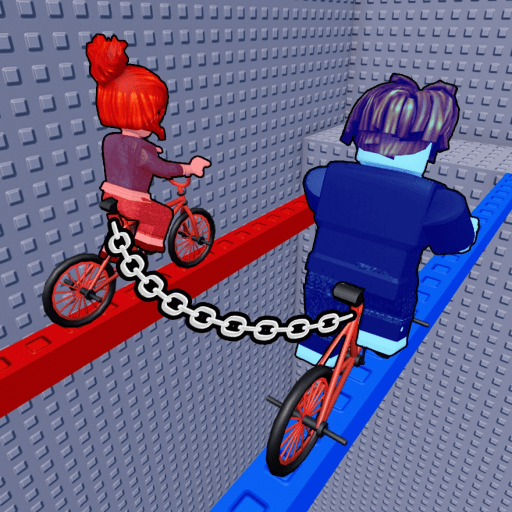 Chained Bikes [2 Player Obby] Roblox game thumbnail