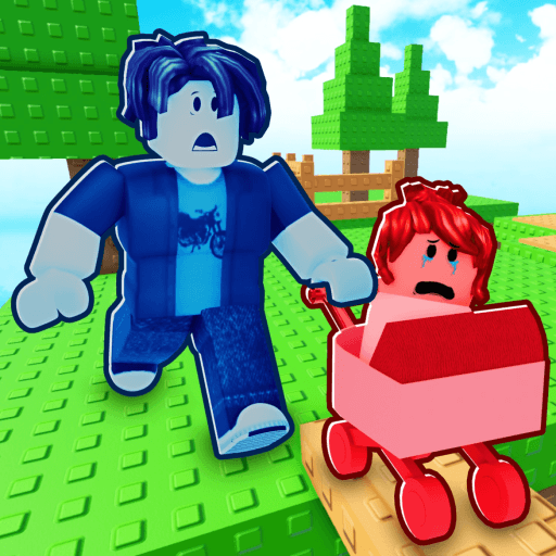 Carry a Baby [2 Player Obby] Roblox game thumbnail