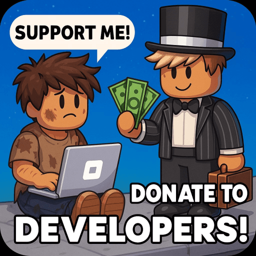 Developer Donations! 💰 Roblox game stats