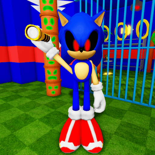 SONIC EXE'S PRISON RUN OBBY Roblox gameplay screenshot