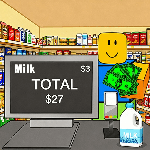 Supermarket Simulator Roblox game thumbnail