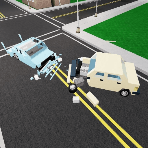 Car Dashcam Crash Simulator Roblox game stats