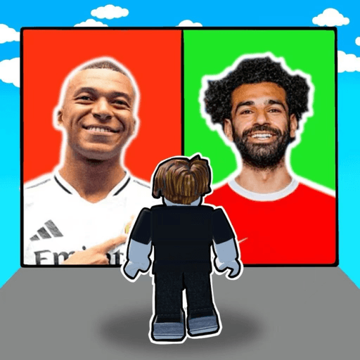 Guess Football Star Race Roblox gameplay screenshot