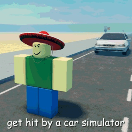 get hit by a car simulator Roblox gameplay screenshot