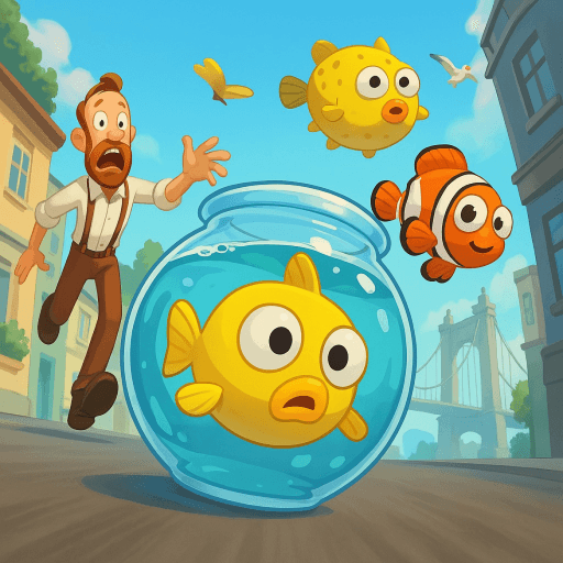 Be a fish in a bowl Roblox gameplay screenshot