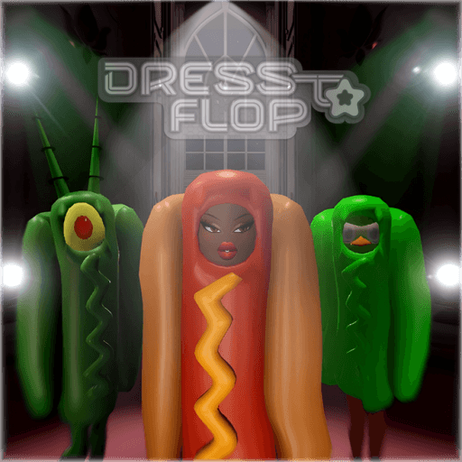 Dress to flop  [HOT DOG SUIT] Roblox game stats