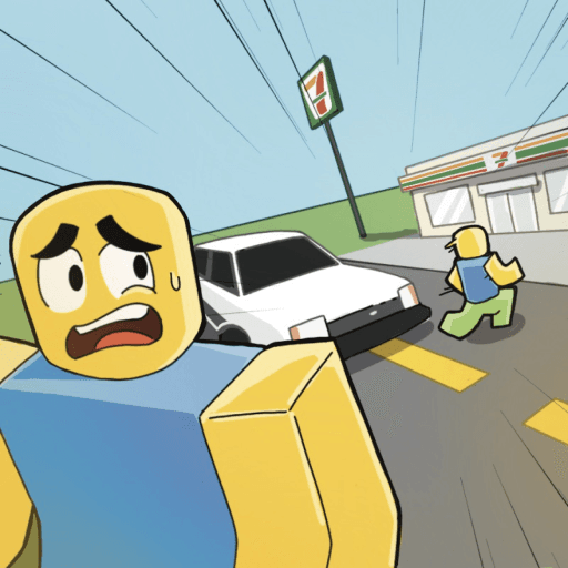 cross a street simulator [UFO UPDATE!👽❄️] Roblox game thumbnail