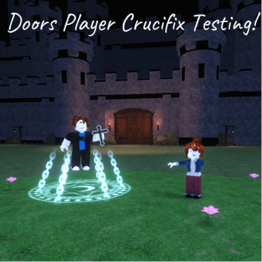 [🌸] Doors Player Crucifix Testing! Roblox gameplay screenshot