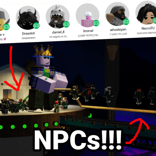 squid game but your FRIENDS are in it Roblox gameplay screenshot