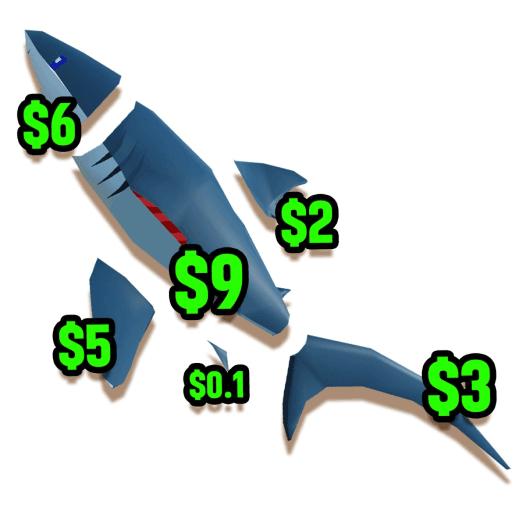 Fishing and sell🦈 Roblox game stats