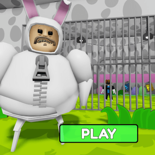 🥚EASTER BARRY'S PRISON RUN! (FIRST PERSON OBBY!) Roblox gameplay screenshot