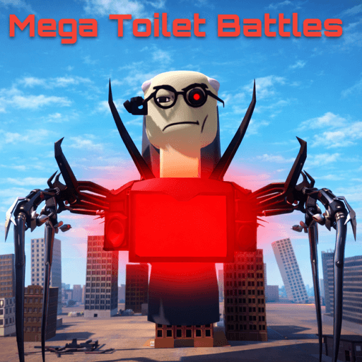 Mega Toilet battles Roblox gameplay screenshot
