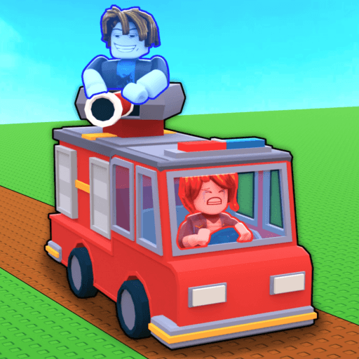 Fire Truck [2 Player Obby] Roblox game thumbnail