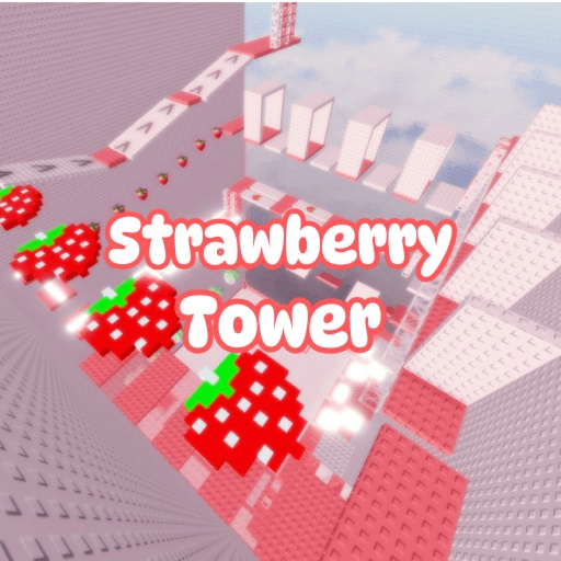 Strawberry Tower Roblox game thumbnail