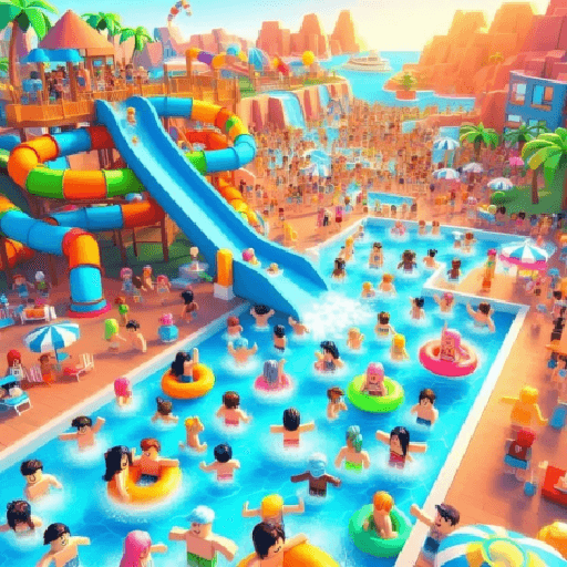 Riptide Waterpark! 🌊 Roblox game stats