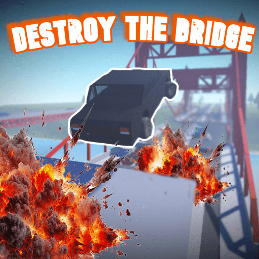 💥 Destroy The Bridge! (Bridge & Car crashing) Roblox game thumbnail