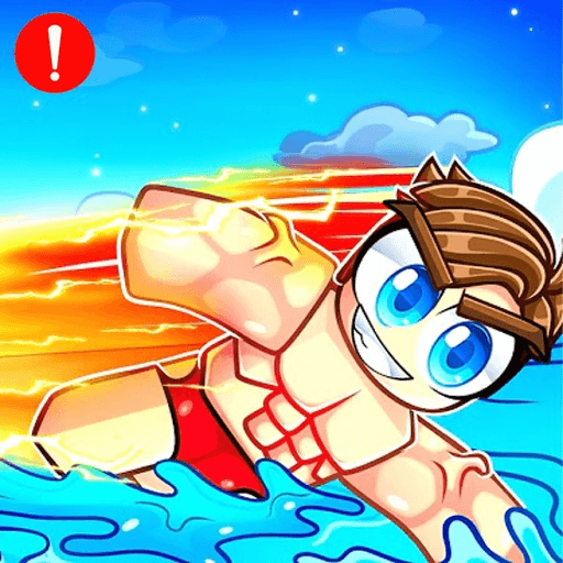 🌊 Muscle Swim Race Roblox gameplay screenshot
