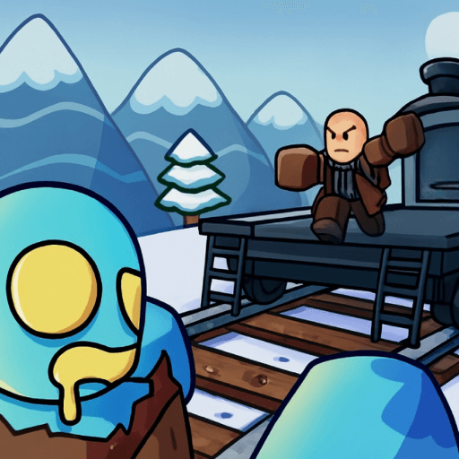 Snowy Rails ❄️ [NEW BOSS!] Roblox game thumbnail